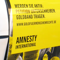 Amnesty International Fahrzeugbranding